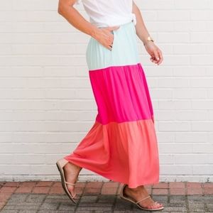 Paradise Tiered Maxi Skirt